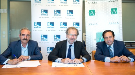 Firma Endesa Asaja
