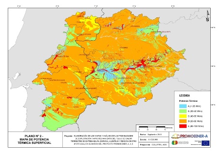 Plano 2_Mapa de Potencia Termica Superficial