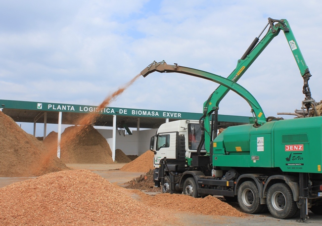 Planta Logística de Biomasa de Exver en Navalmoral de la Mata